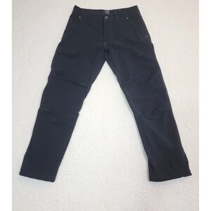 Kuhl Renegade Rock Pants Men's 32 x 32 Black, Hiking, Water Resistant, Cinch Hem